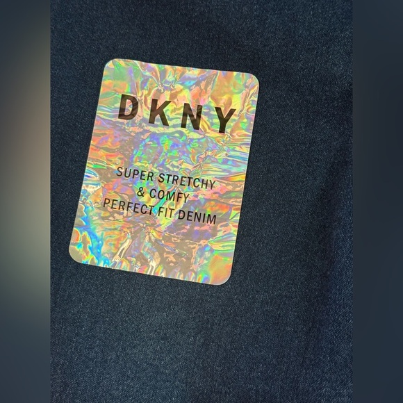 Girls Jeans Size 14 Blue Skinny Stretch Denim Distressed NWT” DKNY mtp(13) - Picture 6 of 9